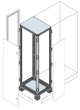 ABB IS2-ER3012K IS2 externer Kabelanschluss Seite, H=2200mm, B=300mm, T=1000mm