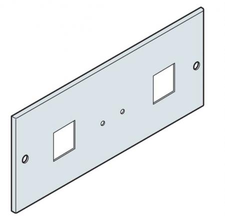 ABB IS2-EH3296K IS2 AM2 Modulplatte für 2, Instrumente 96x96mm H=200mm, B=800mm