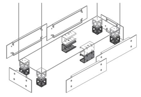 ABB IS2-ZN1010 4 Sockelwürfel, 2,5mm, H=100mm