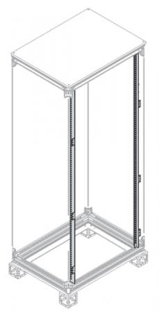ABB EH1400 2 St Profile für modulare Geräte, H=1400mm, Zubehör AM2/IS2 Gehäuse