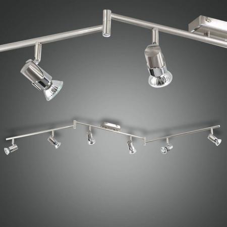 Fabas Luce 2554-86-178 Alice Spot GU10 6x50W Nickel satiniert