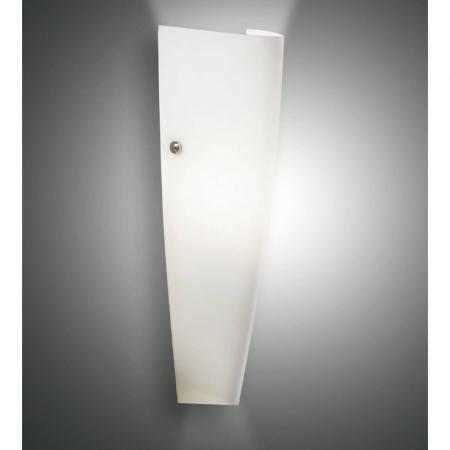 Dedalo Glas Wandleuchte in Weiss für feuchtere Umgebungen geeignet IP44 von Fabas Luce