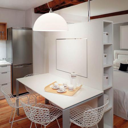 Nice Pendelleuchte E27 1X60W Weiss Fabas Luce