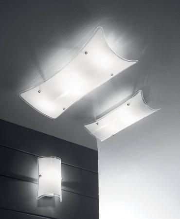 Fabas Luce 3113-26-102 Milton Wandleuchte E27 2x60W Weiß