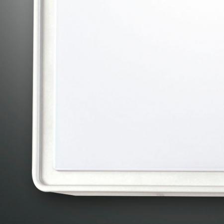 Oban Quadratische Deckenleuchte IP65 Weiss von Fabas Luce mit neutalweißem Licht