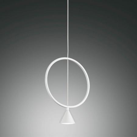 Sirio Filigrane runde LED Pendelleuchte in Weiss von Fabas Luce