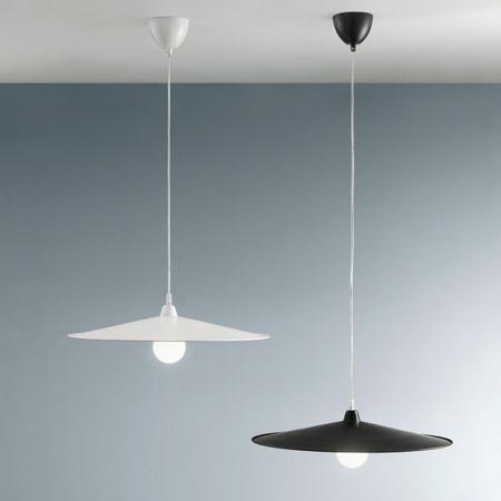 Puristische Kasa Pendelleuchte dimmbar in Weiß von Fabas Luce