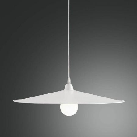 Puristische Kasa Pendelleuchte dimmbar in Weiß von Fabas Luce