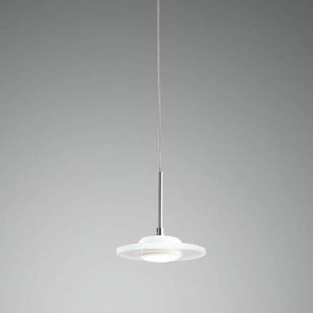 Susanna 4-flammige LED Pendelleuchte in Weiss transparent satiniertes Finsh dimmbar von Fabas Luce