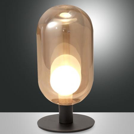 Gubbio Tischleuchte G9 LED 1x33W Amber Fabas Luce