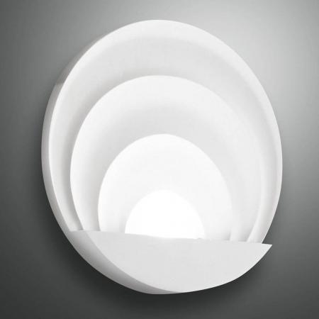 Sunrise LED Wandleuchte in Weiss von Fabas Luce