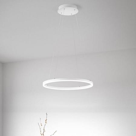 FABAS LUCE FAB-3508-40-102-01 Giotto LED Pendelleuchte Ø60cm 36W Warmweiß Weiß dimmbar Smartluce