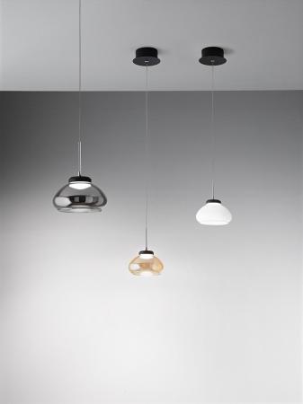 FABAS LUCE FAB-3547-40-125-01 Arabella LED Pendelleuchte Ø14cm 8W Warmweiß Amber Smartluce