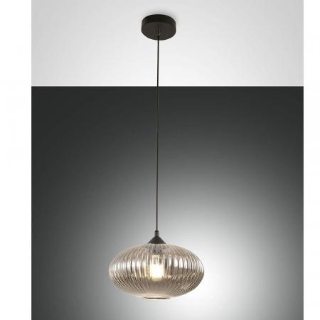 Fiordaliso Pendelleuchte in Grau italienisches Design von Fabas Luce