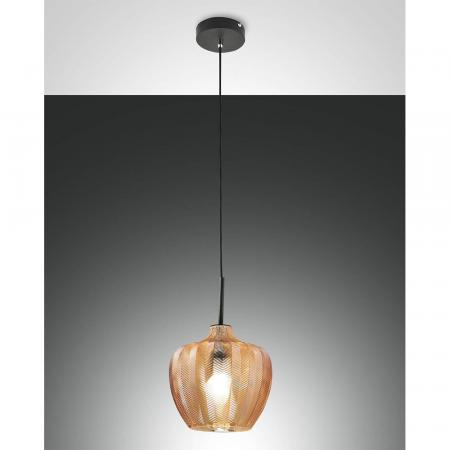 Gallura Pendelleuchte im Oriental-look in Amber von Fabas Luce