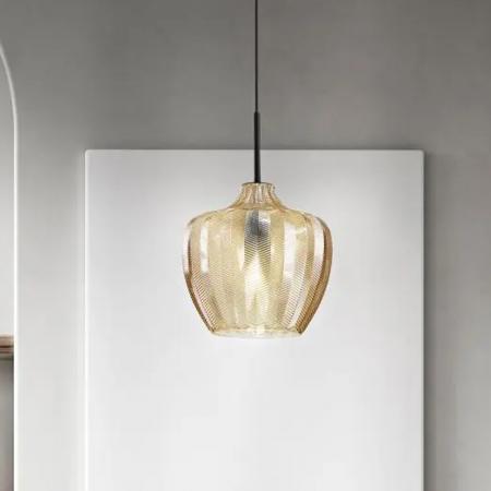 Gallura Pendelleuchte im Oriental-look in Amber von Fabas Luce