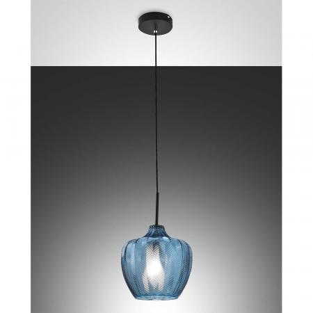 Gallura Pendelleuchte im Oriental-look in Azurblau von Fabas Luce