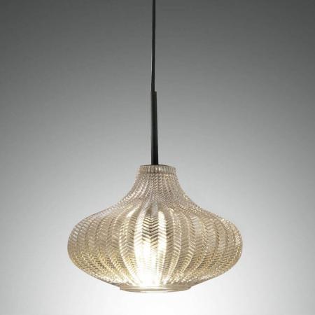 Budelli Pendelleuchte im Oriental-look in Champagner von Fabas Luce