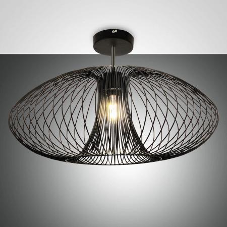 Fassa Deckenleuchte in Schwarz im Vintage-Look von Fabas Luce