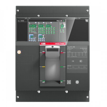 ABB XT7L 1600 Ekip Dip LSI In=1600A 3p F F Kompaktleistungsschalter Tmax XT7 mit vorderseitigen Anschlüssen, 3polig