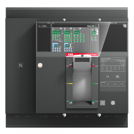ABB XT7S 1250 Ekip Dip LIG In=1250A 4p F F Kompaktleistungsschalter Tmax XT7 mit vorderseitigen Anschlüssen, 4polig