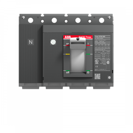 ABB XT5X 600 BREAKING PART 4p F F UL/CSA Schalteinheit Tmax XT5, mit vorderseitigen Anschlüssen Einsatz nur mit Schutzauslöser