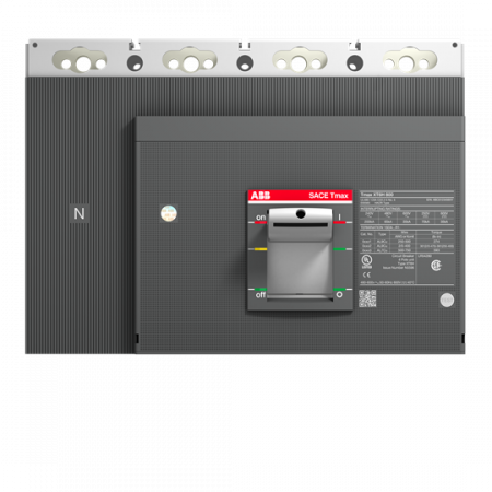 ABB XT6S 800 BREAKING PART 4p F F UL/CSA Schalteinheit Tmax XT6, mit vorderseitigen Anschlüssen Einsatz nur mit Schutzauslöser