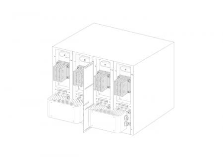 ABB KitJumpE4.2 3200-4000IEC -B- 2psUS INST Anschlusskit für Leistungsschalter Emax2 1500 V DC 4P installiert