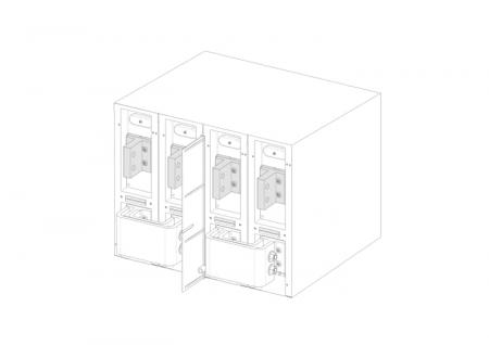 ABB KitJumpE4.2 1600-2500IEC -B- 2psUS INST Anschlusskit für Leistungsschalter Emax2 1500 V DC 4P installiert