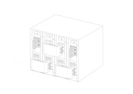 ABB KitJumpE4.2 1600-2500IEC -D- 4psUS INST Anschlusskit für Leistungsschalter Emax2 1500 V DC 4P installiert
