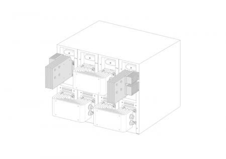 ABB KitJumpE4.2 3200 UL -D- 4psUS INST Anschlusskit für Leistungsschalter Emax2 1500 V DC 4P installiert