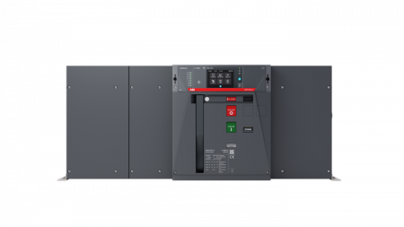 ABB E6.3V 5000 Ekip Aware LSI 3p FHR Leistungsschalter E6.3 mit In=5000A 3p 150kA und Schutzauslöser Ekip Aware LSI 3polig, rückseitig horizontale Anschlüsse für Festeinbau