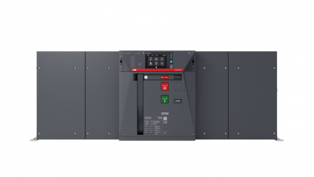 ABB E6.3X 5000 Ekip Aware LSI 4p FHR Leistungsschalter E6.3 mit In=5000A 4p 150kA und Schutzauslöser Ekip Aware LSI 4polig, rückseitig horizontale Anschlüsse für Festeinbau