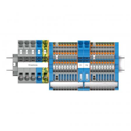 WAGO 821-108 TOPJOBS Hauptverteiler-Set FI für 2 FI-Schutzschalter