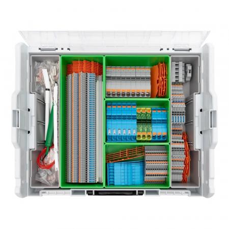 WAGO 821-162 TOPJOB S INSTA-BOX L-BOXX Installation Kklemmen Set mit Zubehör für 3 Verteilungen