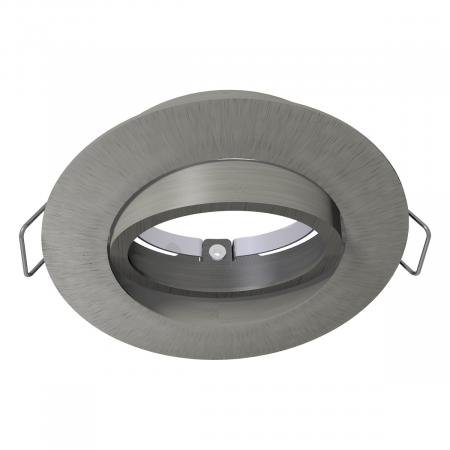 EVN 830013 Deckeneinbauleuchte Edelstahl rund schwenkbar Einbaudurchmesser: 68 mm