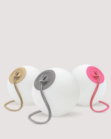 New Garden NORAI mobile LED Hängeleuchte weiss/beige aufladbar RGB