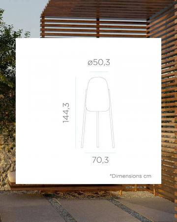 New Garden Rocket 145 Solar Stehleuchte In&Out mit Holzfüßen dimmbar, Fernbedienung, RGB, IP65 - Höhe: 145 cm, Durchmesser: 63.5 cm