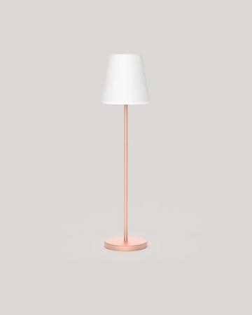 New Garden LOLA SLIM 180 Designer Stehlampe RGBW rose/gold Akku