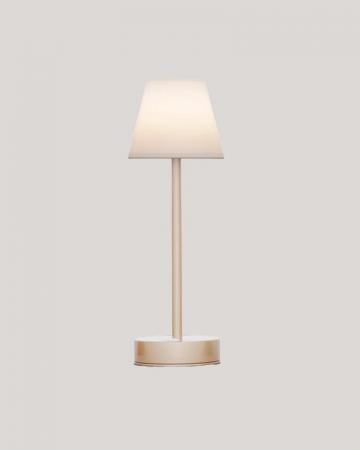 Akku TISCHLAMPE LOLA SLIM 30 mit Berührungssensor New Garden brass grau