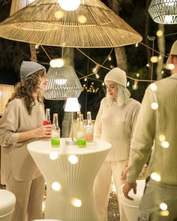 Touch Sensor TISCHLAMPE LOLA SLIM 30 space grau Akku New Garden