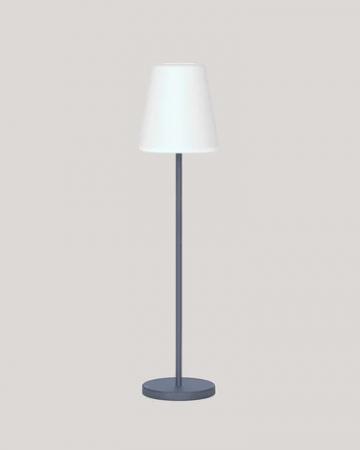 New Garden LOLA SLIM 120 Outdoor Stehlampe RGBW - farbiges und warmweißes Licht - anthrazit Akku USB Fernbedienung, 120 cm hoch