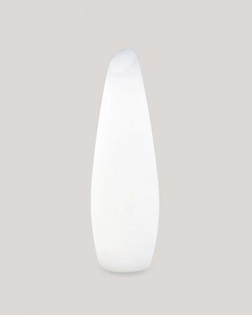 New Garden FREDO 140 dimmbare Aussen Stehleuchte Akku USB Fernbedienung - weiß - 140 cm - farbiges und kaltesweißes licht