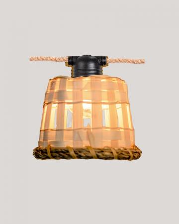 New Garden AURORA Lichterkette aus Naturfasern 8 Meter mit Akku/ Solar