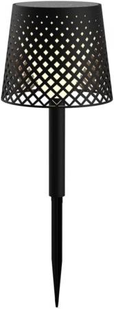 New Garden GRETA 5 in 1 LED-Leuchte Solar Akku schwarz Recycled Ocean Plastic