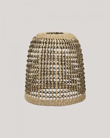 New Garden POSITANO Naturgeflecht Hängeleuchte Akku dimmbar mit Fernbedienung