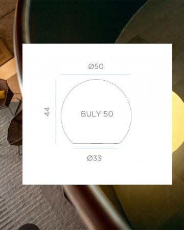 New Garden BULY 50 LED-Lichtkugel weiss IP20 230 Volt Kabel mit Stecker & Schalter- warmweißes Licht ø50 x 44 cm für Innen