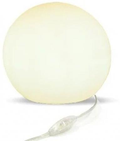 New Garden BULY 40 LED Lichtkugel für Innen IP20, Ø 40cm mit Kabel, Stecker und Schalter für 230 V Anschluß