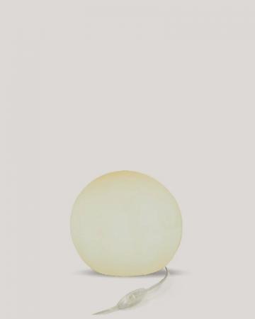 New Garden BULY 30 LED Kugellampe mit Kabel, Stecker und Schalter für 230V, mit warmweißem Licht für Innen, IP20  Ø 30cm