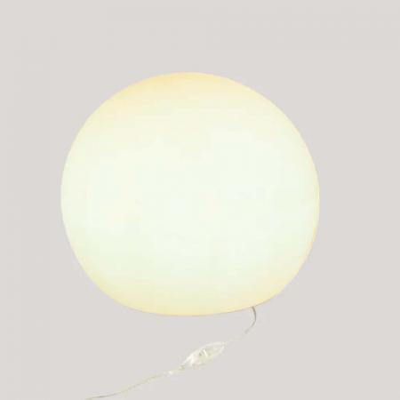 New Garden LED-Lichtkugel BULY 20 weiss Innen IP20 ø20 x 17 cm warmweißes Licht mit 230 Volt Anschluß/ Stecker